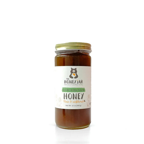 LIMITED RUN Alfalfa Blossom Honey - Raw and Unfiltered - 12 oz - The Honey Jar -