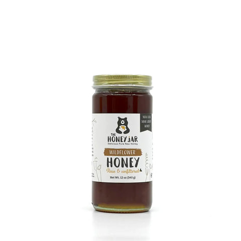 Utah Wildflower Honey - Raw and Unfiltered - 12 oz - The Honey Jar -