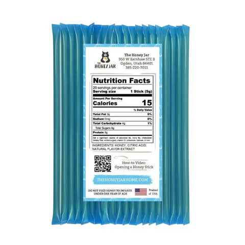 20 Pack - Coconut Honey Sticks - The Honey Jar -