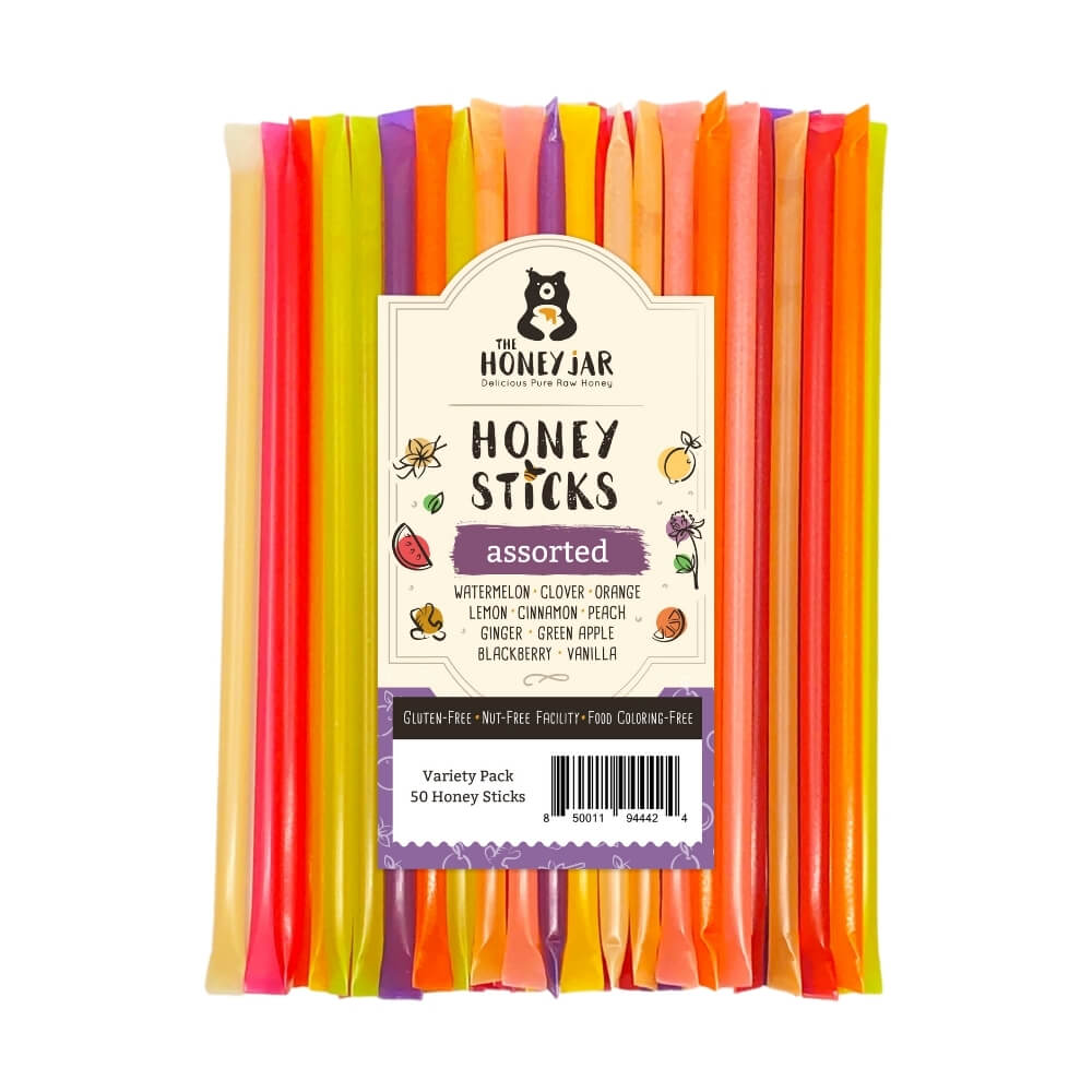 50 Pack - Variety Honey Sticks