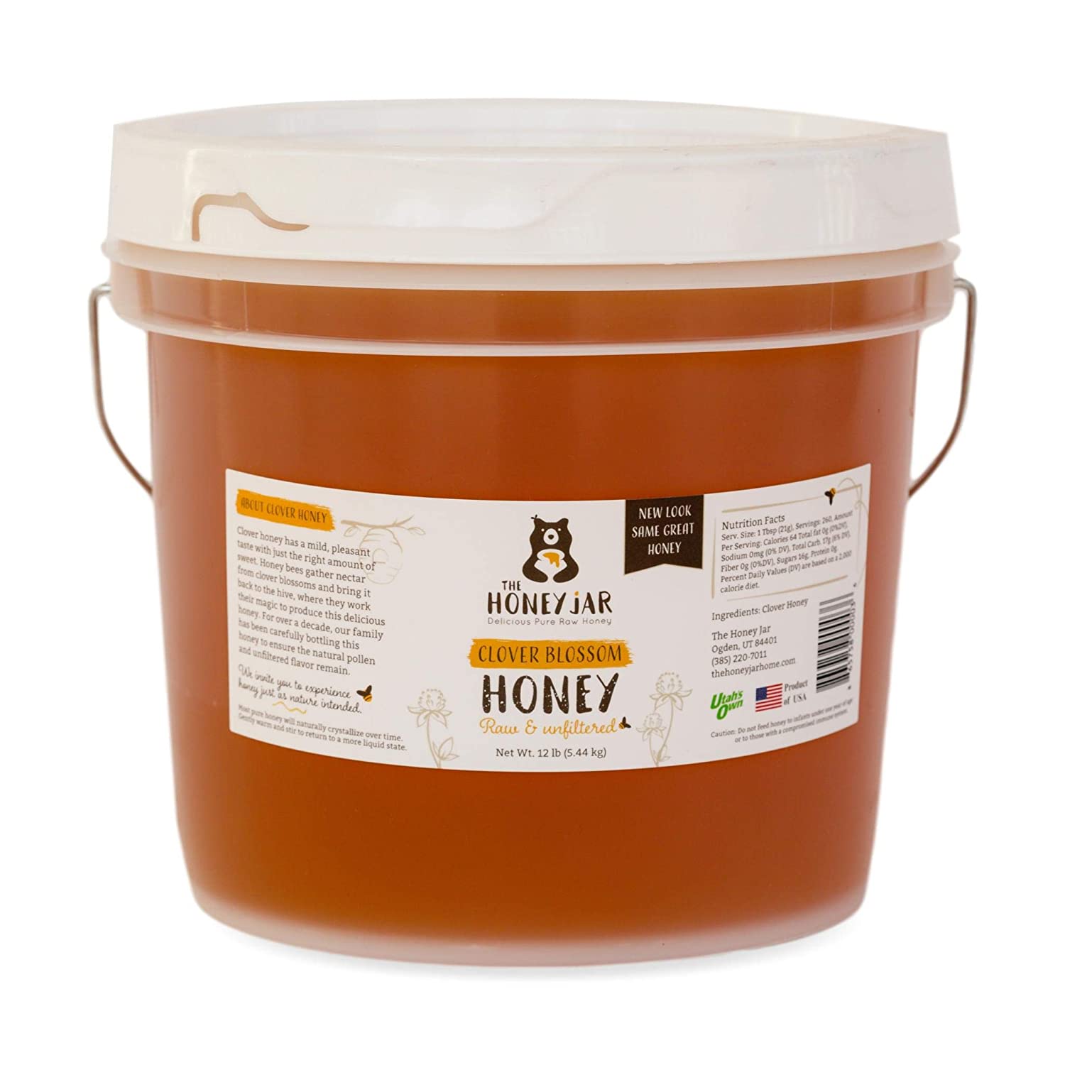 Clover Honey - 1 gallon (12lbs)