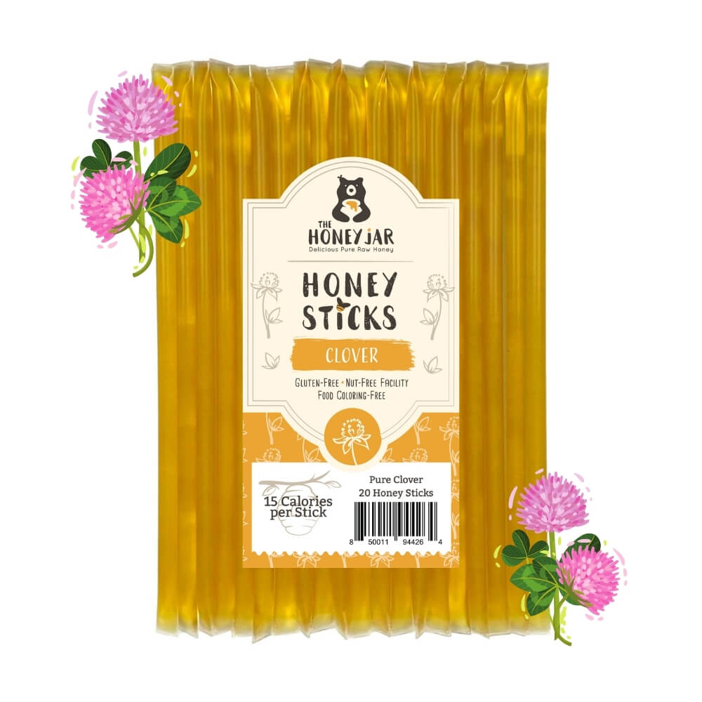 20 Pack - Clover Honey Sticks