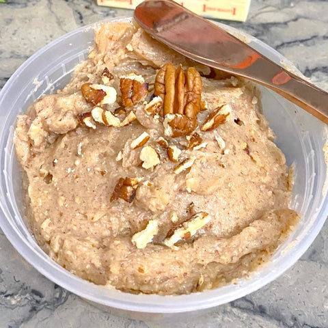 Pecan praline honey butter served in a bowl