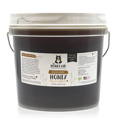 Utah Wildflower Honey - Raw and Unfiltered Bulk - 1 gallon (12lbs)