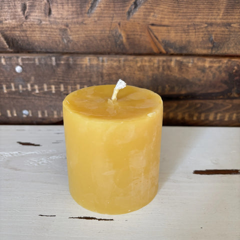 100% Beeswax Candle - 3" Wide Pillars