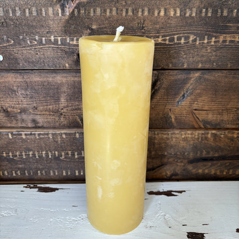 100% Beeswax Candle - 3" Wide Pillars