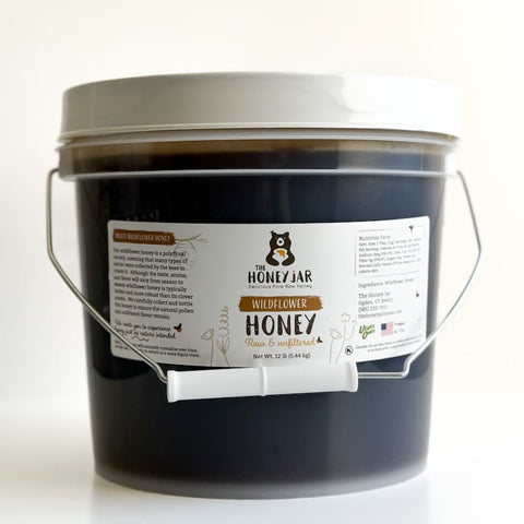 Utah Wildflower Honey - Raw and Unfiltered Bulk - 1 gallon (12lbs)
