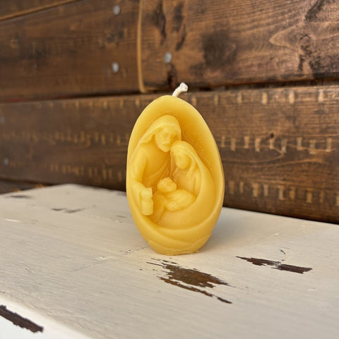 100% Beeswax Candle - Nativity