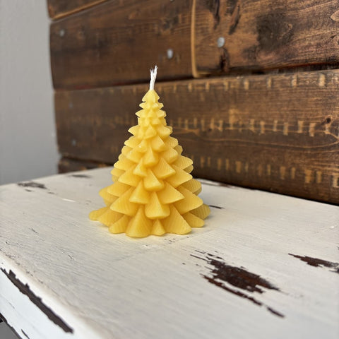 100% Beeswax Candle - New York Tree