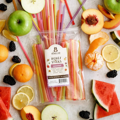 Honey Sticks for Tea, Lunchboxes & Everyday Use