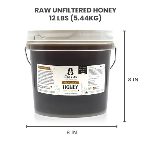 Utah Wildflower Honey - Raw and Unfiltered Bulk - 1 gallon (12lbs)