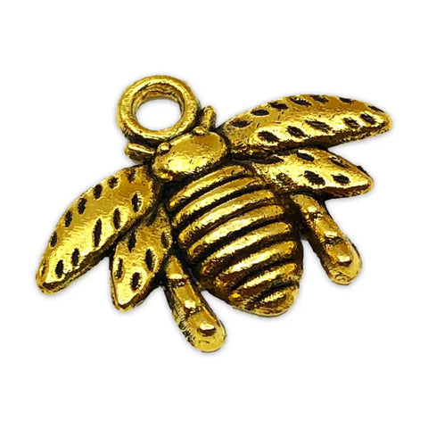 Metal Bee Charms