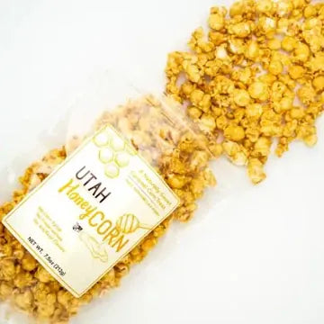 bag of 'Utah Honey Corn' with a label on a white background