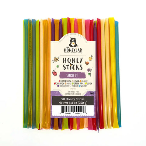 50 Pack - Variety Honey Sticks