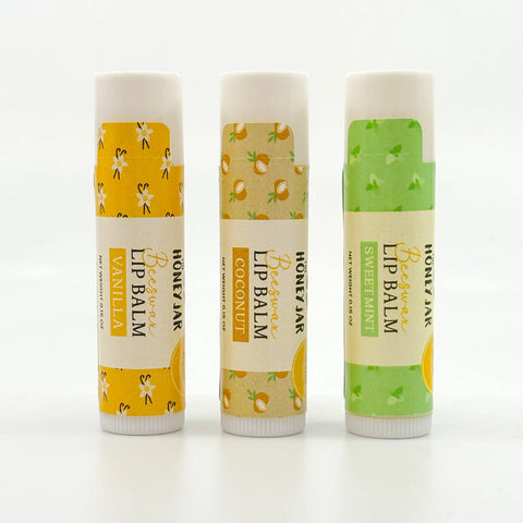 Beeswax Lip Balm Pack of 3