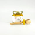 Geometric Frame Wedding Bridal Shower Favors - 2 oz Clover Honey - Set of 10 - The Honey Jar - 