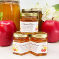 Honey and Apples - Rosh Hashanah New Year Favors - 2 oz Clover Honey - Set of 10 - The Honey Jar - 