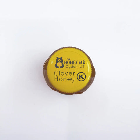 Honey Bear Favor with Kosher Label - Baby Shower Party Wedding Favors - 2 oz Clover Honey Bear - Set of 10 - The Honey Jar - 