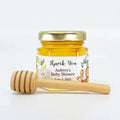 Jungle Animal - Baby Shower Party Favors - 2 oz Clover Honey - Set of 10 - The Honey Jar - 