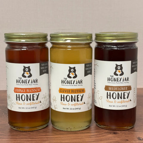 LIMITED TIME! 12 oz Sweet N Salty Honey and Salt Bundle - The Honey Jar - 