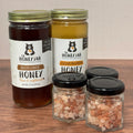 LIMITED TIME! 12 oz Sweet N Salty Honey and Salt Bundle - The Honey Jar - 