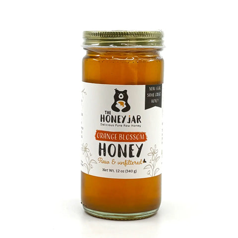 Orange Blossom Honey - Raw and Unfiltered - 12 oz