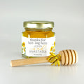 Sunflower Theme - Thank You Party Shower Favors - 2 oz Clover Honey - Set of 10 - The Honey Jar - 