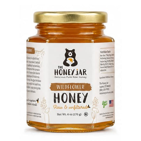 6 oz Honey Sample 4 Pack- Clover, Wildflower, Light Wildflower, and Orange Blossom - Raw and Unfiltered