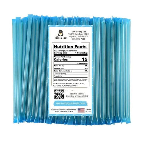 100 Pack - Coconut Honey Sticks - The Honey Jar - 