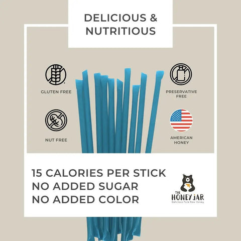 100 Pack - Coconut Honey Sticks - The Honey Jar - 