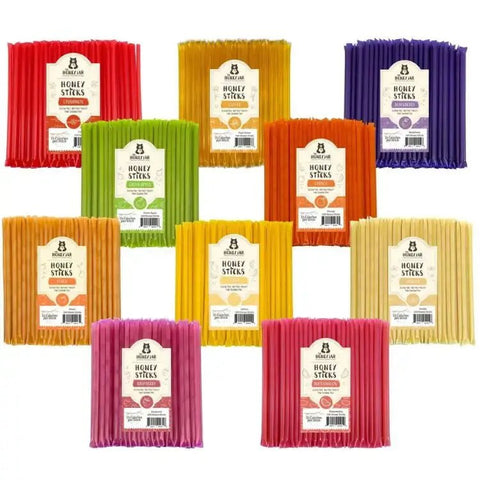 1000 Pack - Variety Honey Sticks - The Honey Jar - 