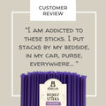 20 Pack - Blackberry Honey Sticks - The Honey Jar - 