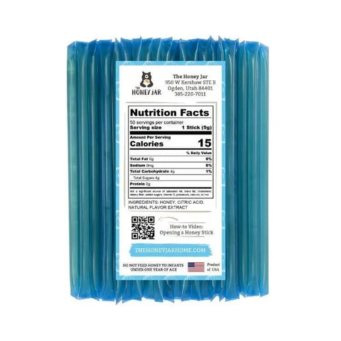 50 Pack - Coconut Honey Sticks - The Honey Jar - 