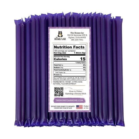 100 Pack - Blackberry Honey Sticks