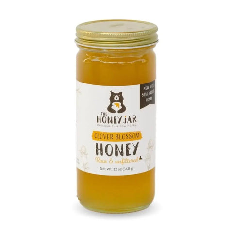 Clover Honey - Raw and Unfiltered - 12 oz