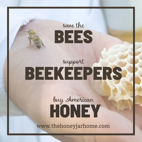 save the bees by supporting local beekeepers and buying American Honey