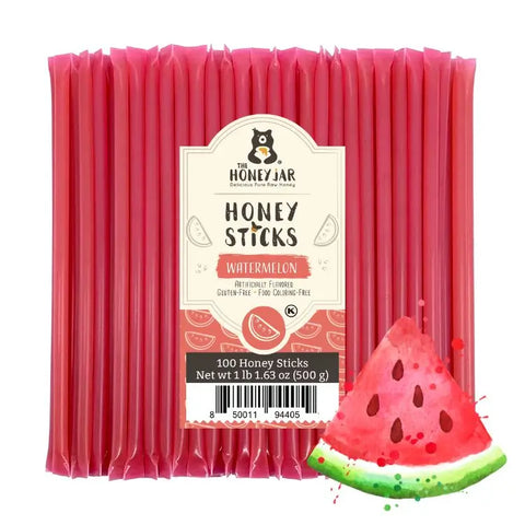 100 Pack - Watermelon Honey Sticks