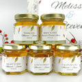 Autumn Leaves Wedding Bridal Shower Favors - 2 oz Clover Honey - Set of 10 - The Honey Jar - 