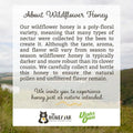 California Wildflower Honey - Raw and Unfiltered Bulk - 1 Quart (3lbs) - The Honey Jar - 