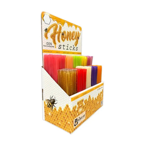 Traditional Honey Stick Display with 500 Honey Sticks