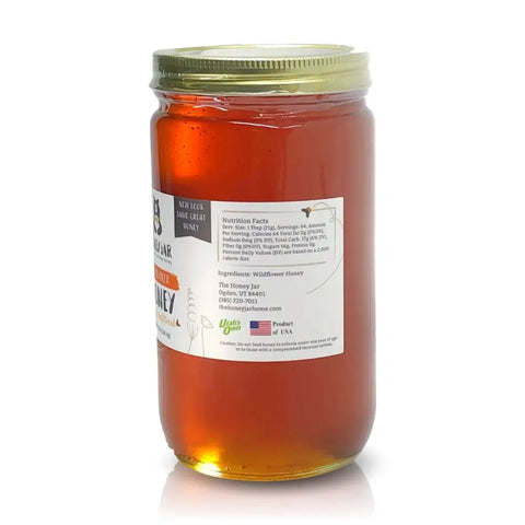 California Wildflower Honey - Raw and Unfiltered Bulk - 1 Quart (3lbs)